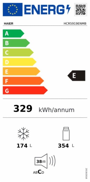 COMBI AMERICANO NO FROST  HAIER HCR5919ENMB